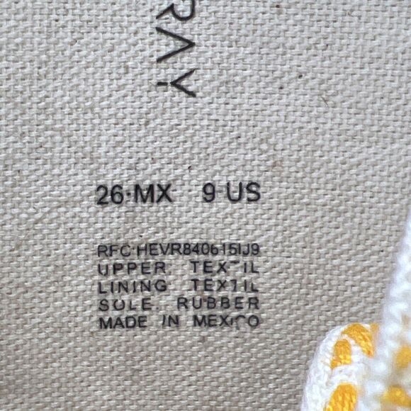 Eclectic Array Embroidered Sneakers Shoes Sz 9 Yellow Aztec Artisan Handmade - Picture 7 of 10